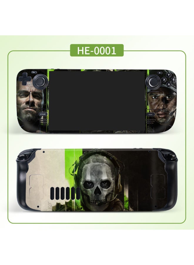 Suitable For Steam Deck Stickers Pain Stickers Film Color Stickers Endurance Version Palm Super Hero Gundam Stickers-Color:HE-0001 - Image 1