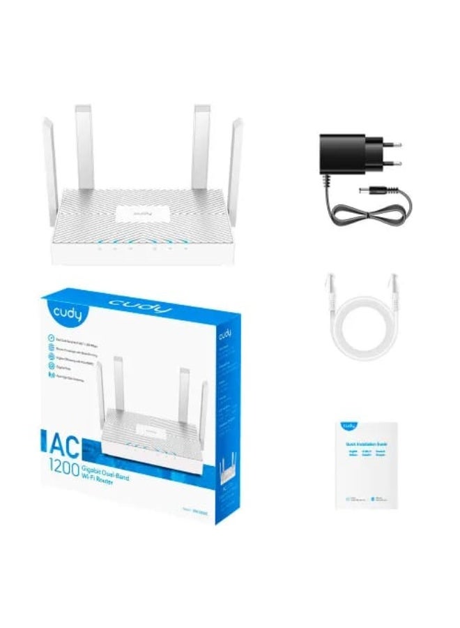 Cudy WR1300E AC1200 Dual-Band Mesh Router – Gigabit Ports, VPN Support, Seamless Wi-Fi Coverage - Image 3