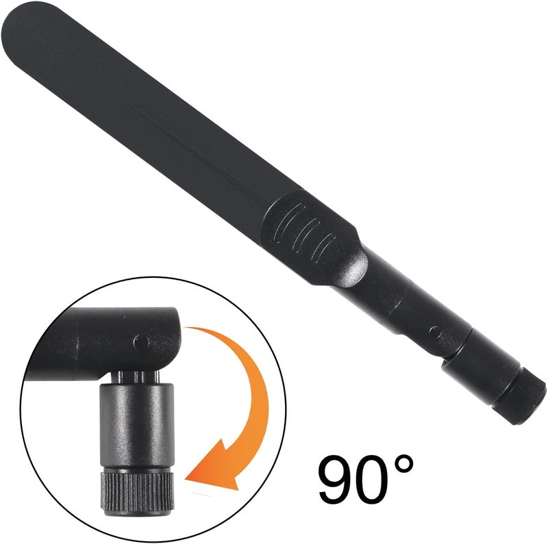 AEDIKO 5pcs Dual Band WiFi 2.4GHz 5GHz 5.8GHz 8dBi MIMO RP-SMA Male Antenna for WiFi Router Wireless Network Card USB Adapter Security IP Camera Video Surveillance Monitor - Image 3