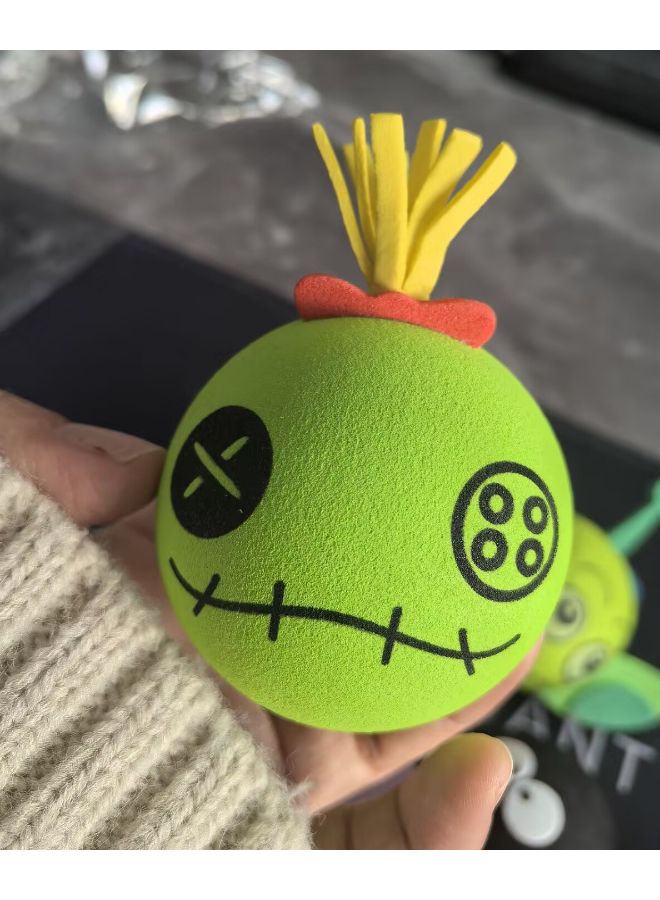 غطاية هوائي سيارة كرتون زومبي بشعر أصفر للسيارات والشاحنات وسيارات الدفع الرباعي - Image 5