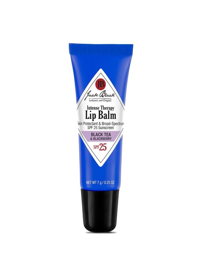 Jack Black Intense Therapy Lip Balm SPF 25 With Black Tea & Blackberry 7g/0.25oz - Image 1