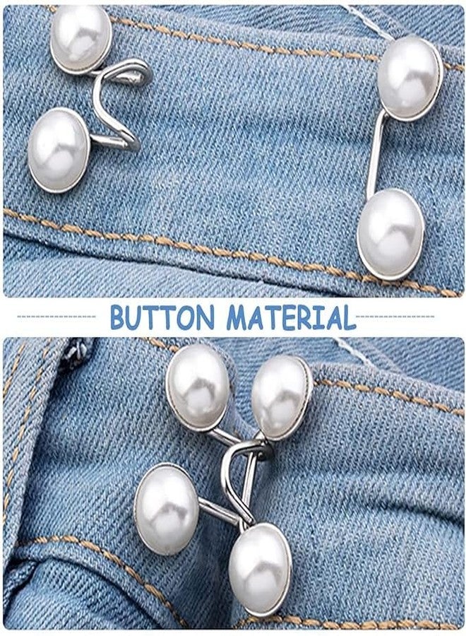 Woffely 1 Pc's Adjustable Waist Buckle for Pants, Instant Jeans Button Pins Pant Waist Tightener Adjuster Detachable Pin Buttons for Loose Jeans, Skirts (1) - Image 3