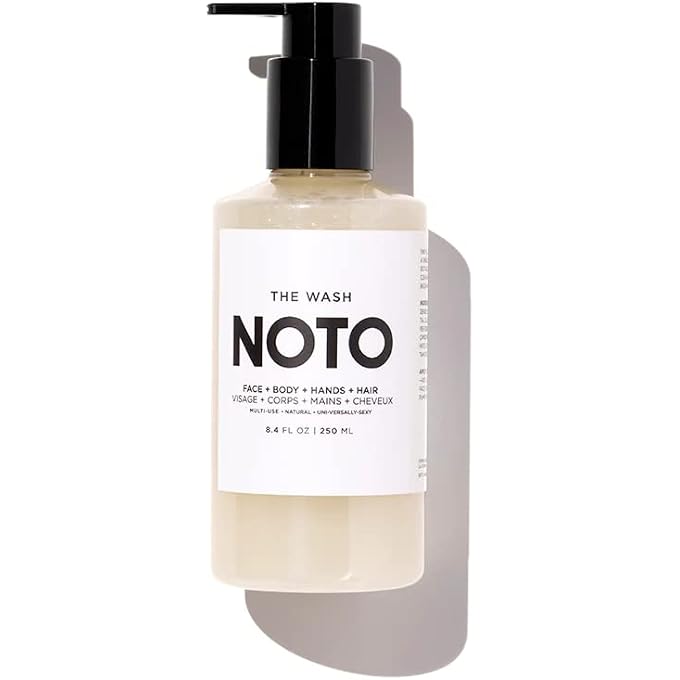 NOTO Botanics - The Wash (Face + Hands + Body + Hair) | Clean, Natural, Non-Toxic Beauty (8.4 fl oz | 248 ml)