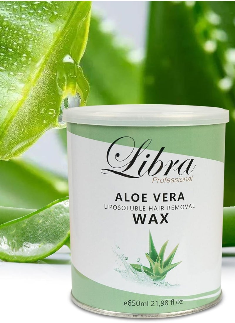 Hair Removal Wax Aloe Vera 650ML 2PCS