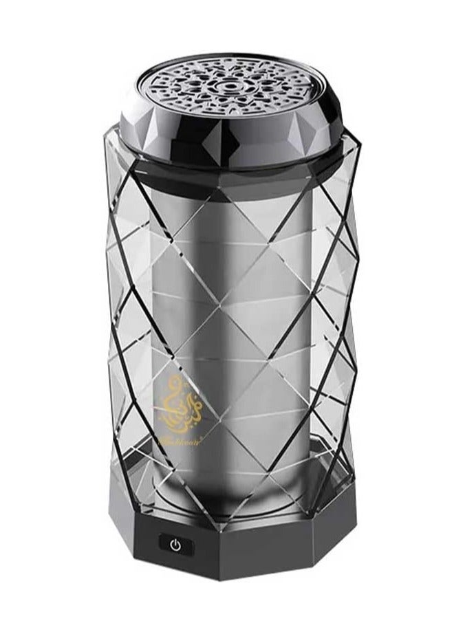 Raxoom Bakhoor luxury Design USB Rechargeable Incense Burner | Portable Burner for Home Office and Car (X023-Gray) - Image 1