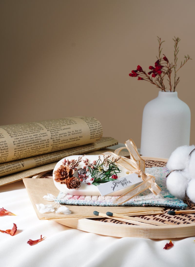 Betaoby Luxury Scented Wax Flake Gifts,Refreshing Morning Breeze Scent | Dry Flowers Aromatherapy Candles for Home Scented, Women Gifts, Soy Candle Gift Set for Wife Friends Bath Yoga Mother's Day Birthday,SPA Sleep Festival Wedding Party Gifts - Image 5