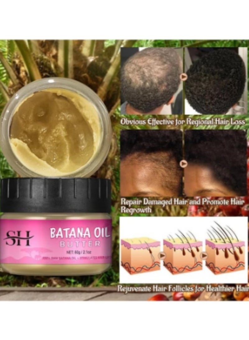 SHA Oil Pure,100% Batana Oil for Hair Growth Dr Sebi,Veganic Natural Hair Growth Oil Effective Against Regional Alopecia,Soothe Scalp,Repair Damaged Hair and Promote Hair Regrowth,60g,2.1Oz. - Image 4