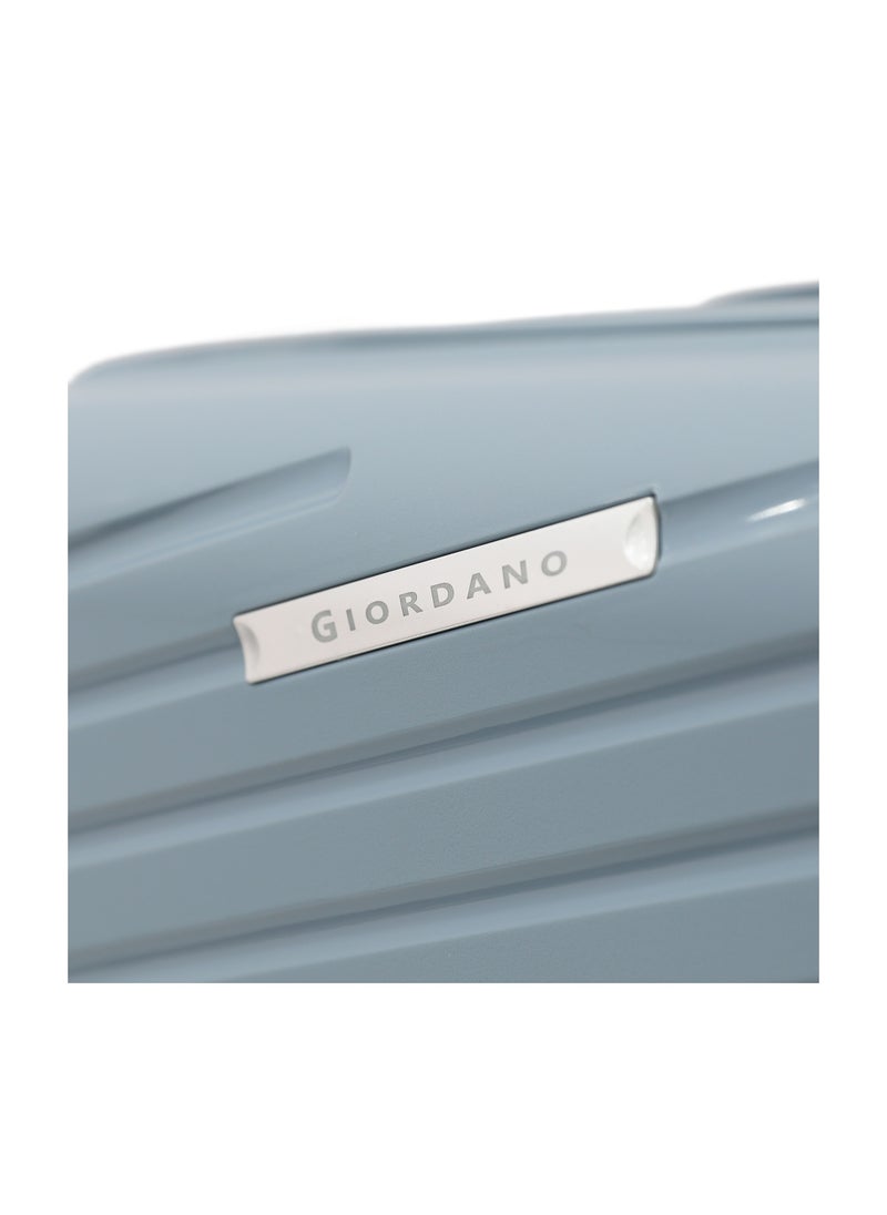 GIORDANO Unbreakable Hardshell PP Luggage Set with 8 Wheels Thick Shell Multi Layer PP 3 Pieces Set, 20, 24, 28 Inch (Blue)  - Image 4