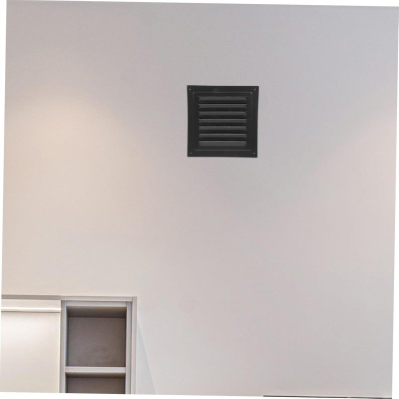 Exterior Wall Vent Cover 15cm Black Waterproof - Dust Protection Attic Vent Cover for Home Garage - Image 5