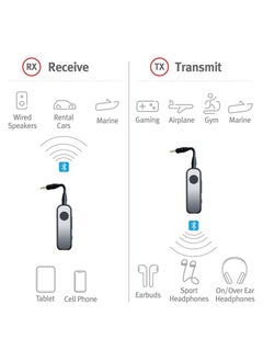 Y&D Bluetooth 5.0 Adapter, 3.5mm Jack Aux Dongle, 2-in-1 Wireless Transmitter/Receiver for TV Audio, Projector, PC, Headphone, Car, Speaker, Boats or in Gym, Home  - Image 5