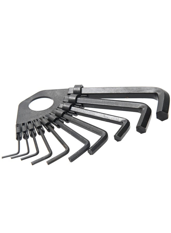 LAWAZIM Hex Key Set - 10 Piece Metric 1.5mm to 10mm - Black Allen Wrench Set with Holder Multi Size L Shaped Hex Keys Tool Kit - for Furniture Assembly, Bicycles, DIY, Mechanics, Home and Garage Use - Image 3