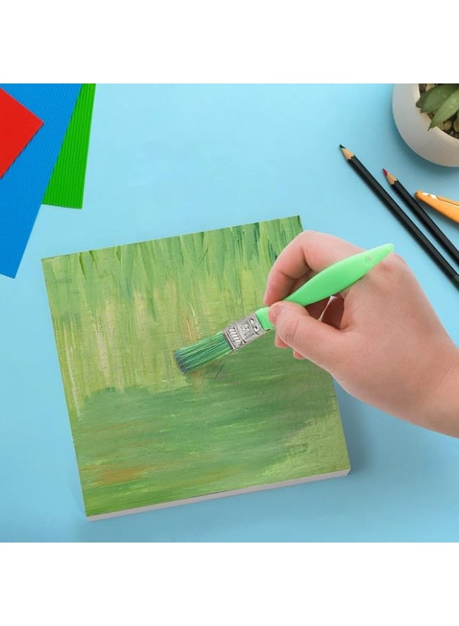 كرافت ماجيك مجموعة من 18 قطعة كتل فوم صناعي 4×4×1 بوصة | مستطيلات بيضاء من البوليسترين ستايروفوم / تيرموكول للفنون النحتية، النمذجة، الحرف اليدوية والمشغولات الزهرية - Image 2