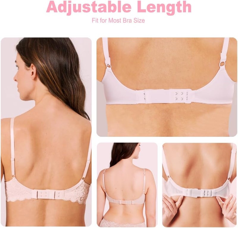 Enerfort Women's Comfortable Bra Extender, Soft Bra Extension Strap with Case for all Bra Brassiere Models, Lady's Bra Extender - Image 5