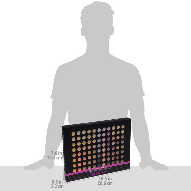 SHANY Natural Fusion Eyeshadow Makeup Palette - 88 Color Highly Pigmented Blendable Natural Color Matte Eye shadow Palette - Nude - Image 4