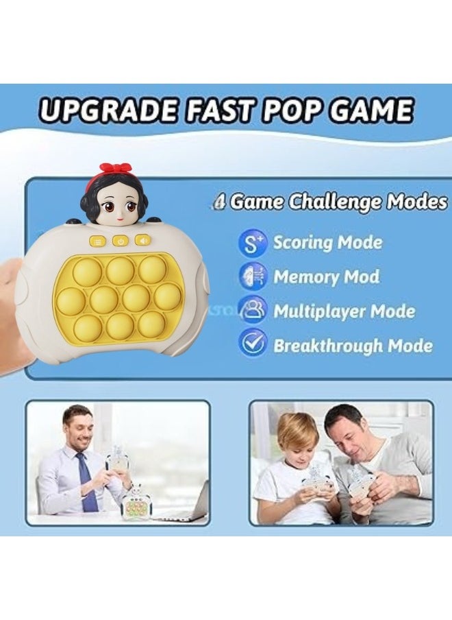 Happy Home Pop Up Game Toys with Music, Fast Push Game, Electronic Controller, Puzzle Games for Kids and Adults (Snow White Face)  - Image 2