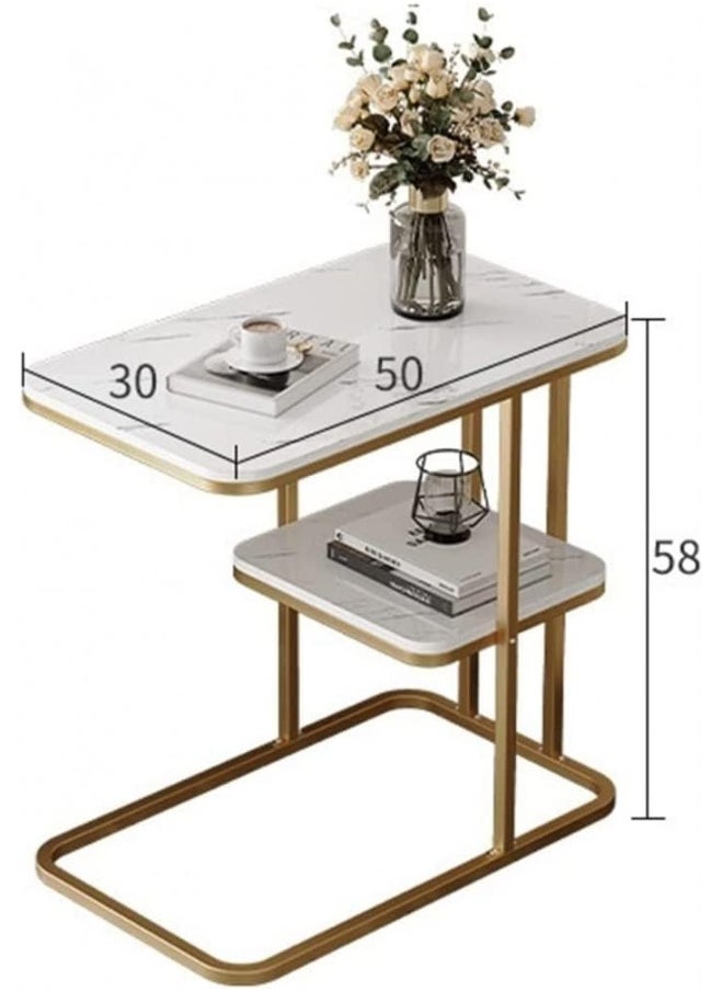 1st Modern Simple Design Living Room Bedroom Balcony Modern Coffee Table (Gold)  - Image 2