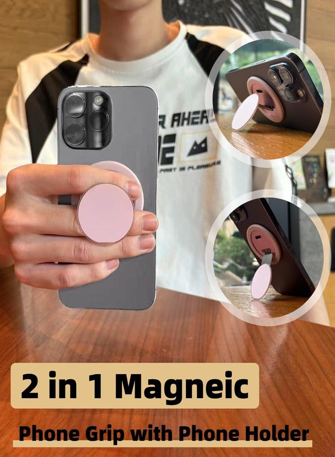 SEMBO YIUS Ultra-Thin for MagSafe Phone Grip, Multi-Angle Cell Phone Ring Holder Stand with Flexible 360° Rotation Metal Hinge, Magnetic Finger Grip Kickstand for iPhone 16/15/14/13/12 - Image 5