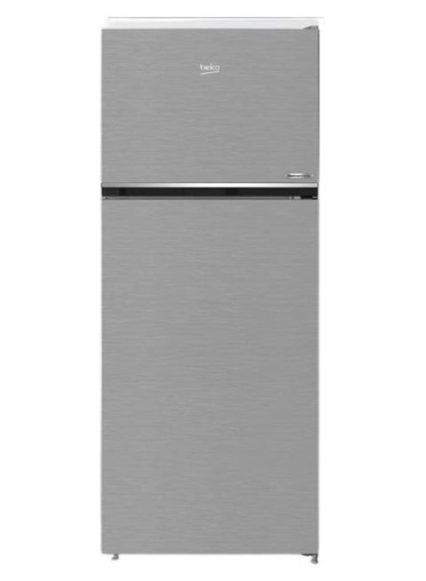 Beko Refrigerator, No Frost, 390 Liters, RDNE420KD brushed silver-silver