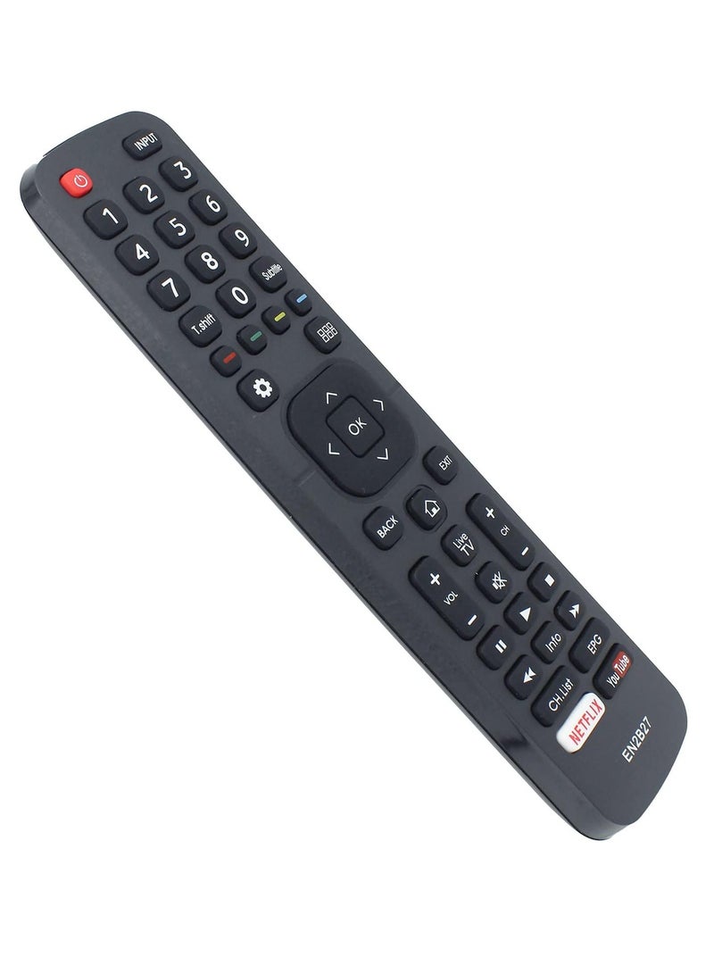ELTRAZONE Replacement EN2B27 Remote Control for Hisense TV – Compatible with EN2A27, EN2C27, EN2D27, EN2B27HB – Universal TV Remote with Easy Setup, Long-Range IR, Ergonomic Design - Image 2