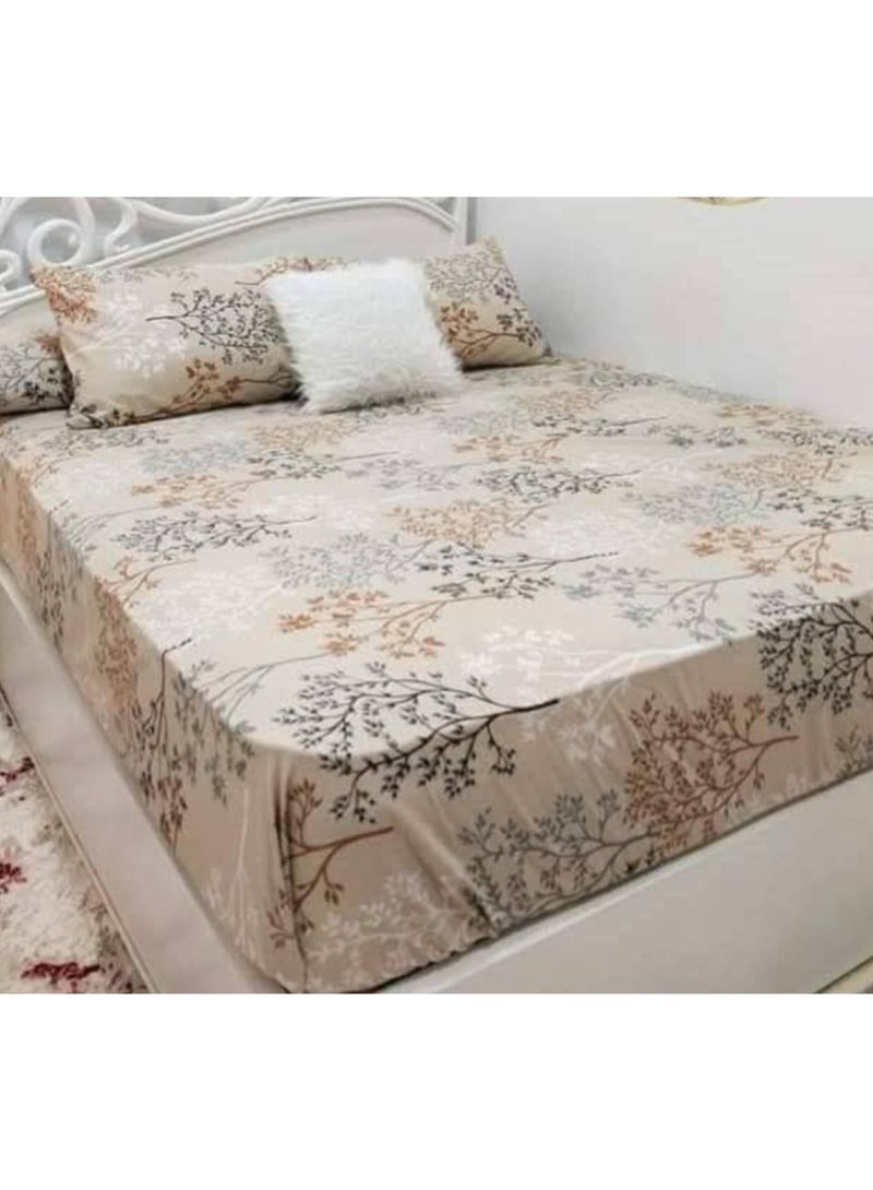 طقم ملايه سرير كبير خامه قطنيه العامريه 4قطع مقاس 260 *240لسرير فلات - Image 2