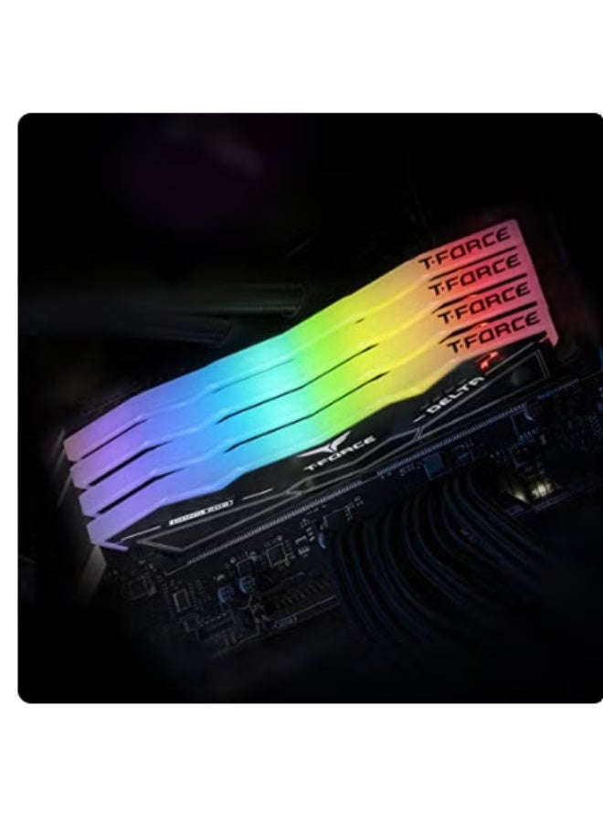 TEAMGROUP T-Force Delta RGB DDR5 Ram 32GB (2x16GB) 6000MHz PC5-48000 CL38 Intel XMP 3.0 & AMD Expo Compatible Desktop Memory Module Ram Black FF3D532G6000HC38ADC01 - Image 3
