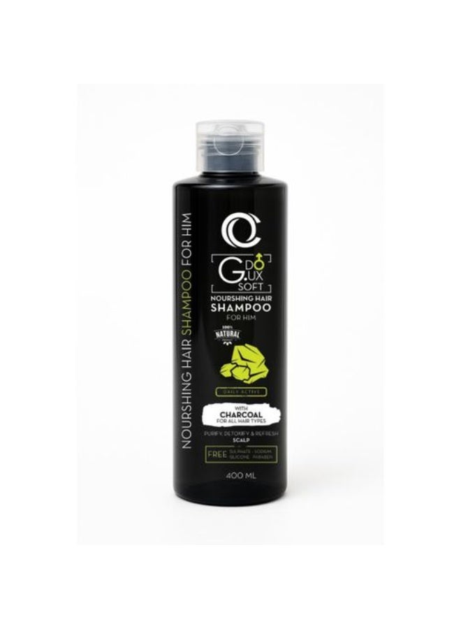 Soft Sports Line Nourshing Hair Shampoo For Him Charcoal 400ml