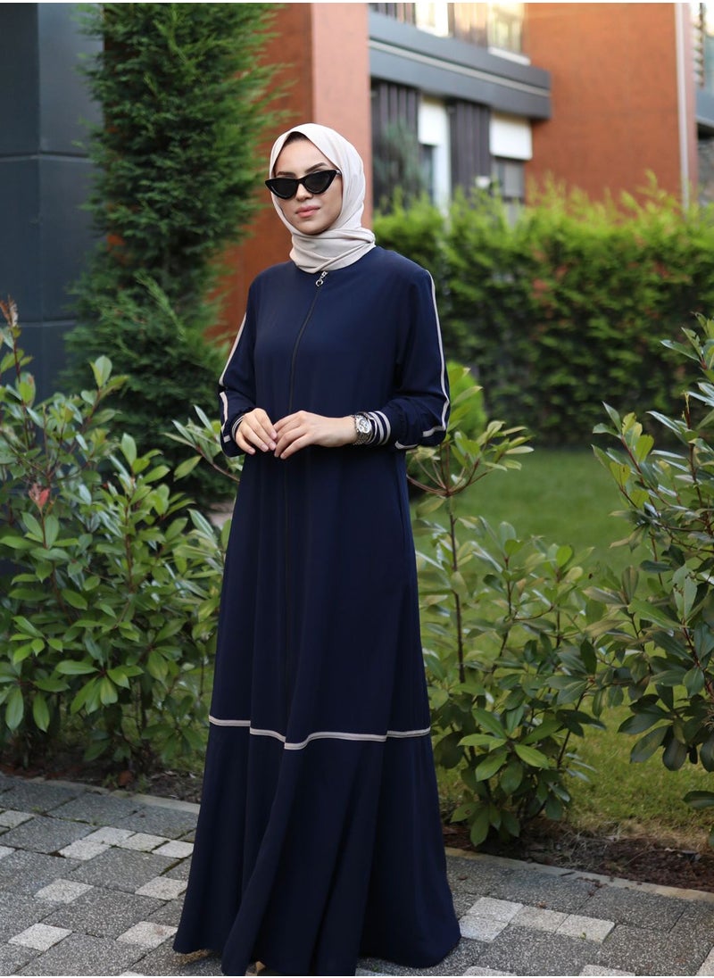 OLUDENIZ Womens Abaya Luxurious Turkish-Made Abaya Dress for Girls - A Perfect Blend of Elegance and Modern Sophistication  - Image 4
