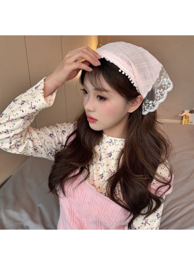 3 PCS Hair Scarf Bandana Handband for Women Triangle Kerchief Women’s Hair Bands Cute Hair Accessory with Head Scarf - Image 3