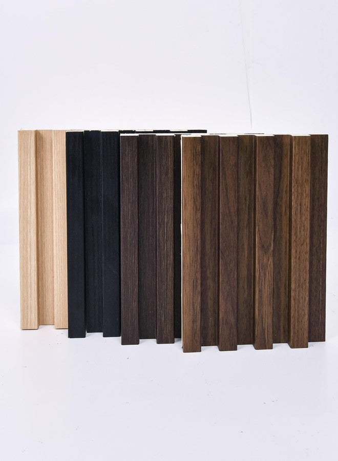 Art3d Slat Wood Wall Paneling for Interior and Ceiling Decoration - 4 Samples Pack, 6 x 5.7in. - Image 2