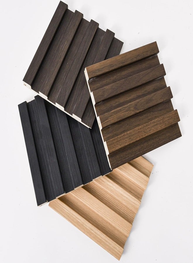 Art3d Slat Wood Wall Paneling for Interior and Ceiling Decoration - 4 Samples Pack, 6 x 5.7in. - Image 3