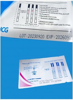 HCG 60-Piece Pregnancy Test Strips HCG and LH Ovulation Rapid Test Strips,Midstream Fertility Diagnostic Home Test and Quick Early Detection of Pregnancy Early Pregnancy Tests Set  - Image 2