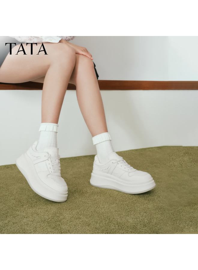 Tata  Spring Mall Edition Fleece-lined Women's Casual Sports Shoes White Size 38 - Image 2