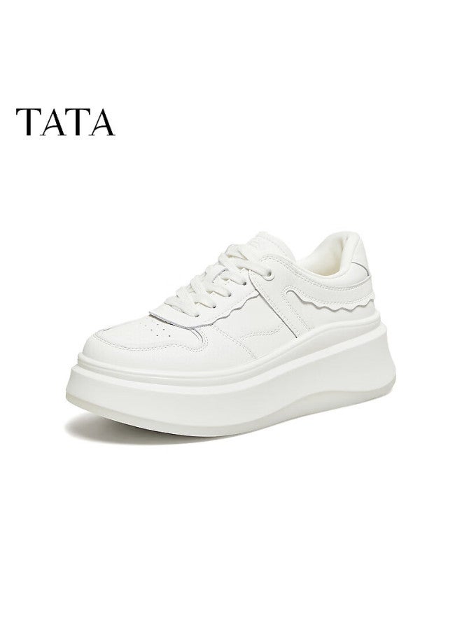 Tata  Spring Mall Edition Fleece-lined Women's Casual Sports Shoes White Size 38 - Image 4