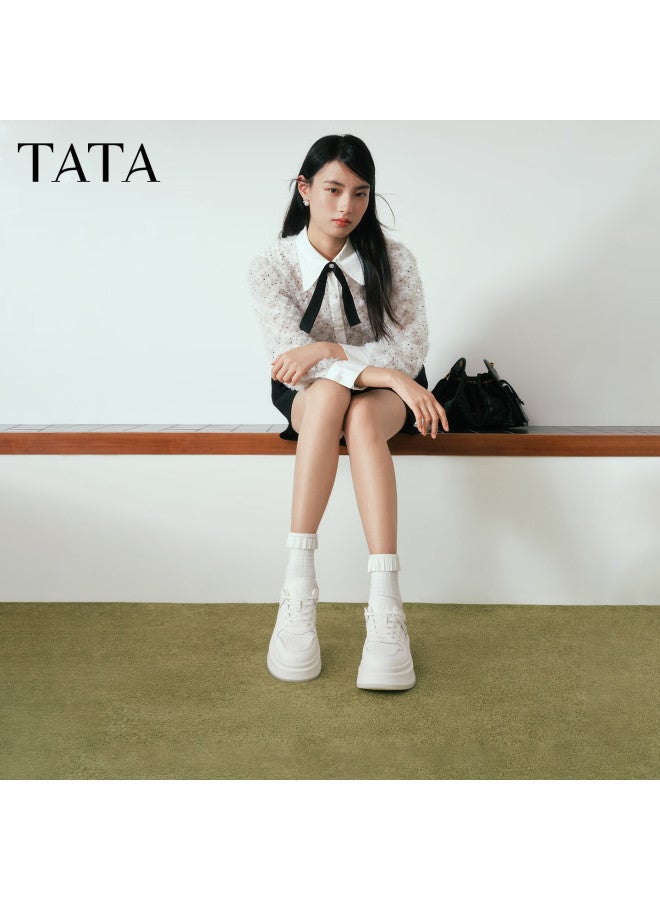 Tata  Spring Mall Edition Fleece-lined Women's Casual Sports Shoes White Size 38 - Image 3