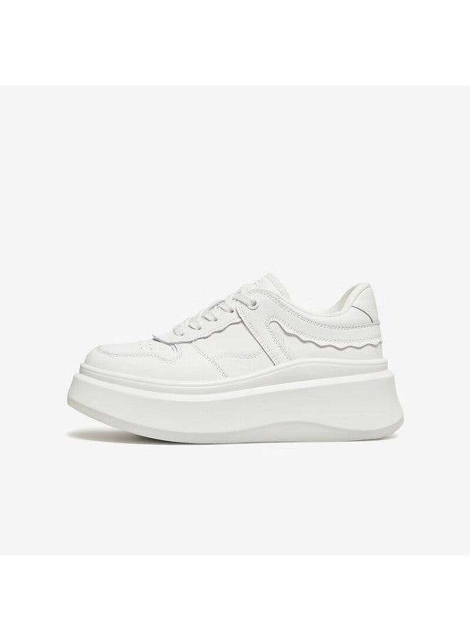 Tata  Spring Mall Edition Fleece-lined Women's Casual Sports Shoes White Size 38 - Image 5