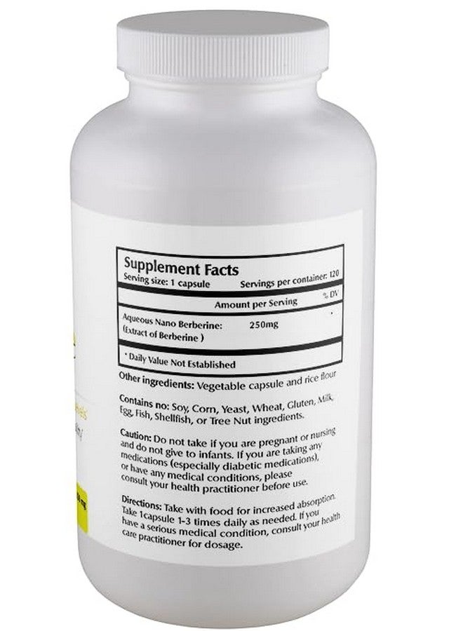 One Planet Nutrition Nano Berberine 250 mg Veggie Capsules (120 Servings), Berberis Extract, Nano for Enhanced Absorption, Supports Vitality and Cellular Balance, Non-GMO, Vegan, Gluten-Free - Image 2