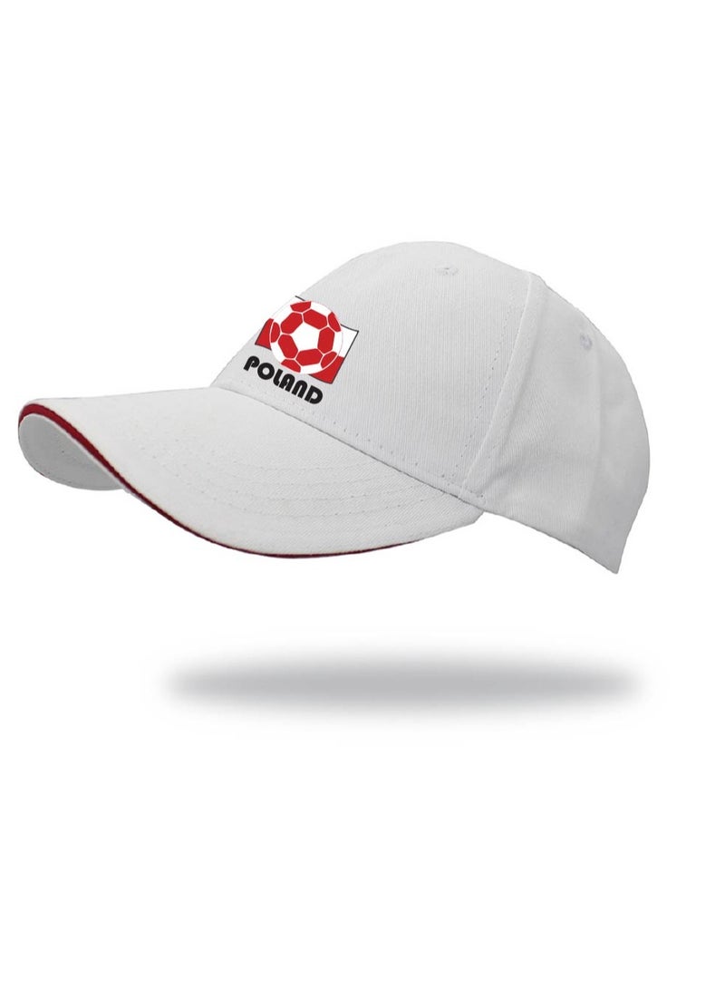 PRINTSHOP4ME Poland Unisex Adult Football Cap for Both Men and Women With Metal Adjustable Buckle Closure - Perfect for Football Fans, Match Days, Outdoor Activities, and Everyday Wear - Image 4