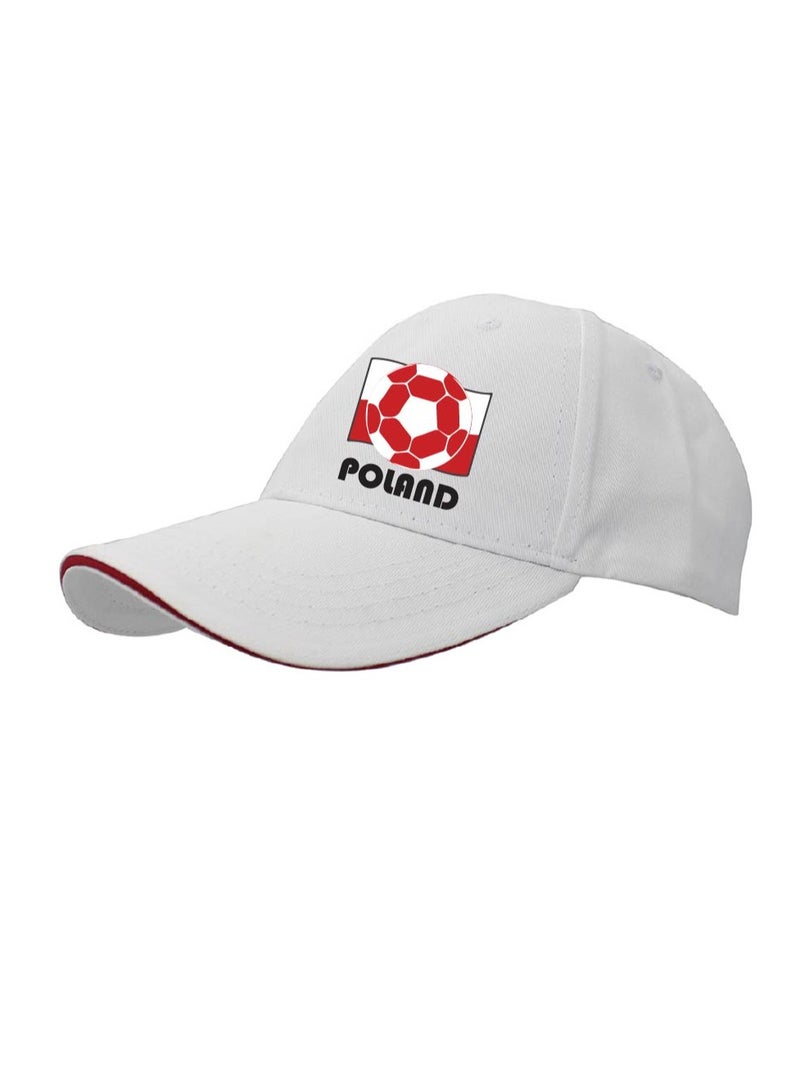 PRINTSHOP4ME Poland Unisex Adult Football Cap for Both Men and Women With Metal Adjustable Buckle Closure - Perfect for Football Fans, Match Days, Outdoor Activities, and Everyday Wear - Image 2