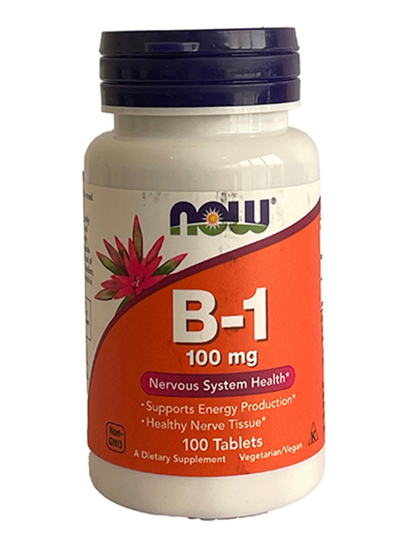 now B-1 100Mg Tabs 100S