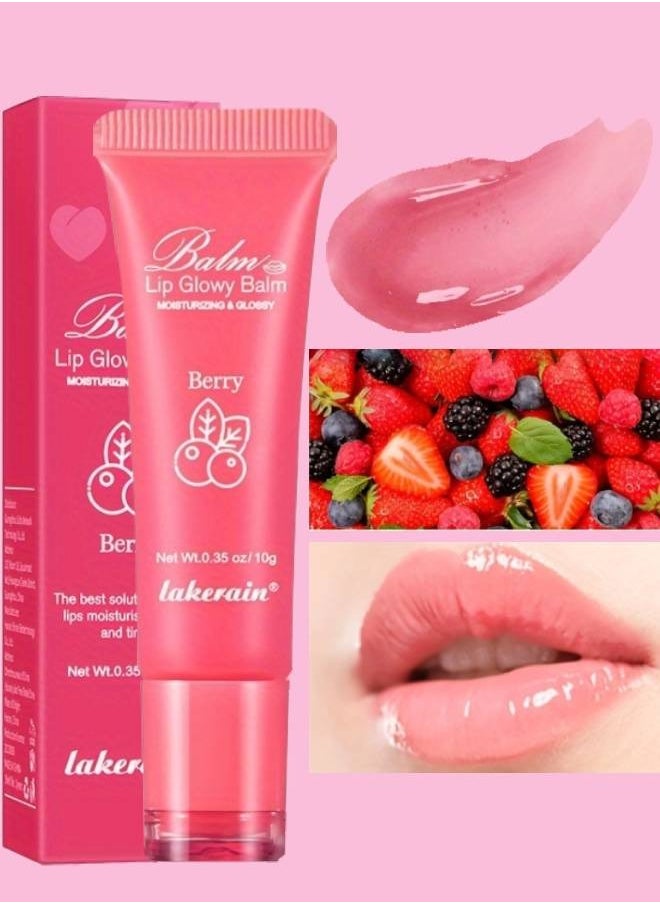 lakerain - Lip Glowy Balm Shine Glossy Finish Lip Oil Moisturizing Lip Care Therapy Treatment Hydrating and Nourishing Repair Sleeping Lip Tint Oil Glossy Lip Plumper Gloss Lip Glow Plumping Oil 02 - Image 1