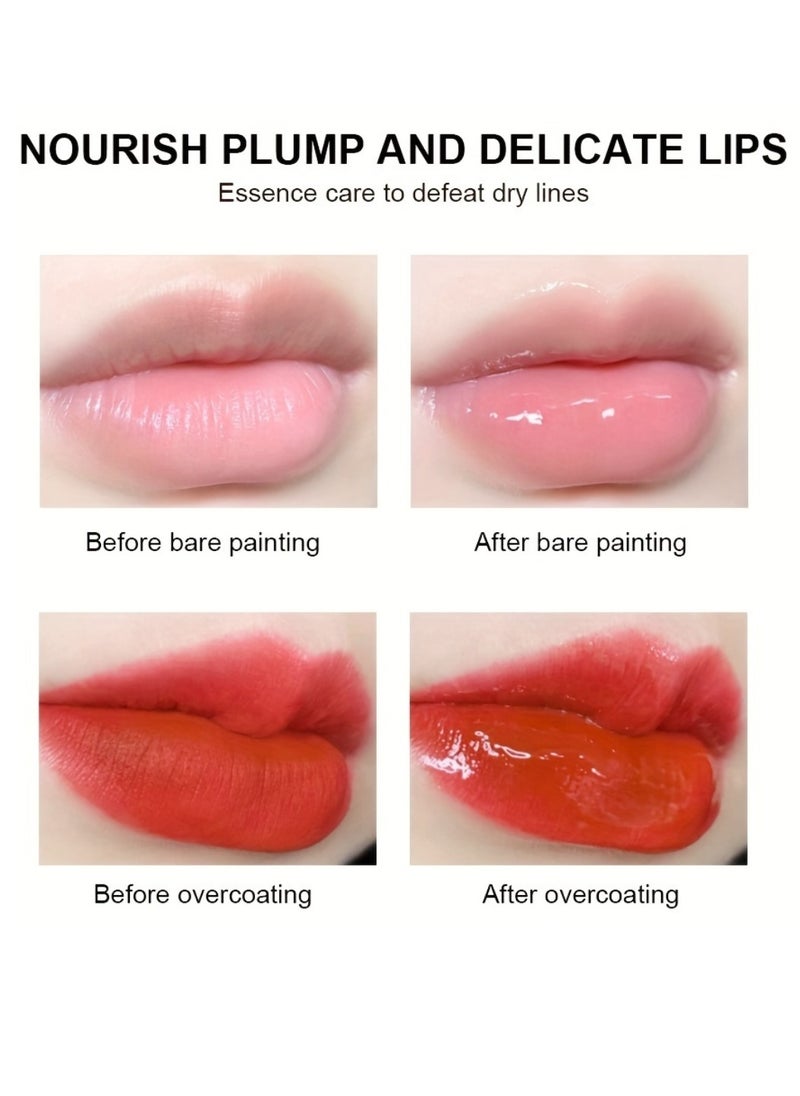 lakerain - Lip Glowy Balm Shine Glossy Finish Lip Oil Moisturizing Lip Care Therapy Treatment Hydrating and Nourishing Repair Sleeping Lip Tint Oil Glossy Lip Plumper Gloss Lip Glow Plumping Oil 02 - Image 1