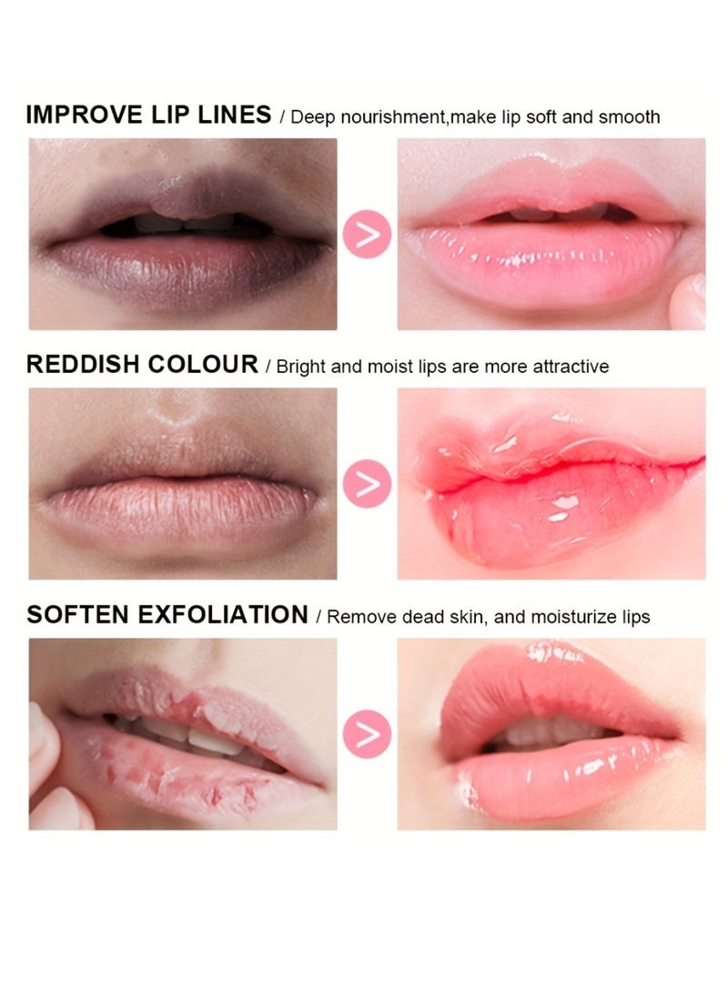 lakerain - Lip Glowy Balm Shine Glossy Finish Lip Oil Moisturizing Lip Care Therapy Treatment Hydrating and Nourishing Repair Sleeping Lip Tint Oil Glossy Lip Plumper Gloss Lip Glow Plumping Oil 02 - Image 1