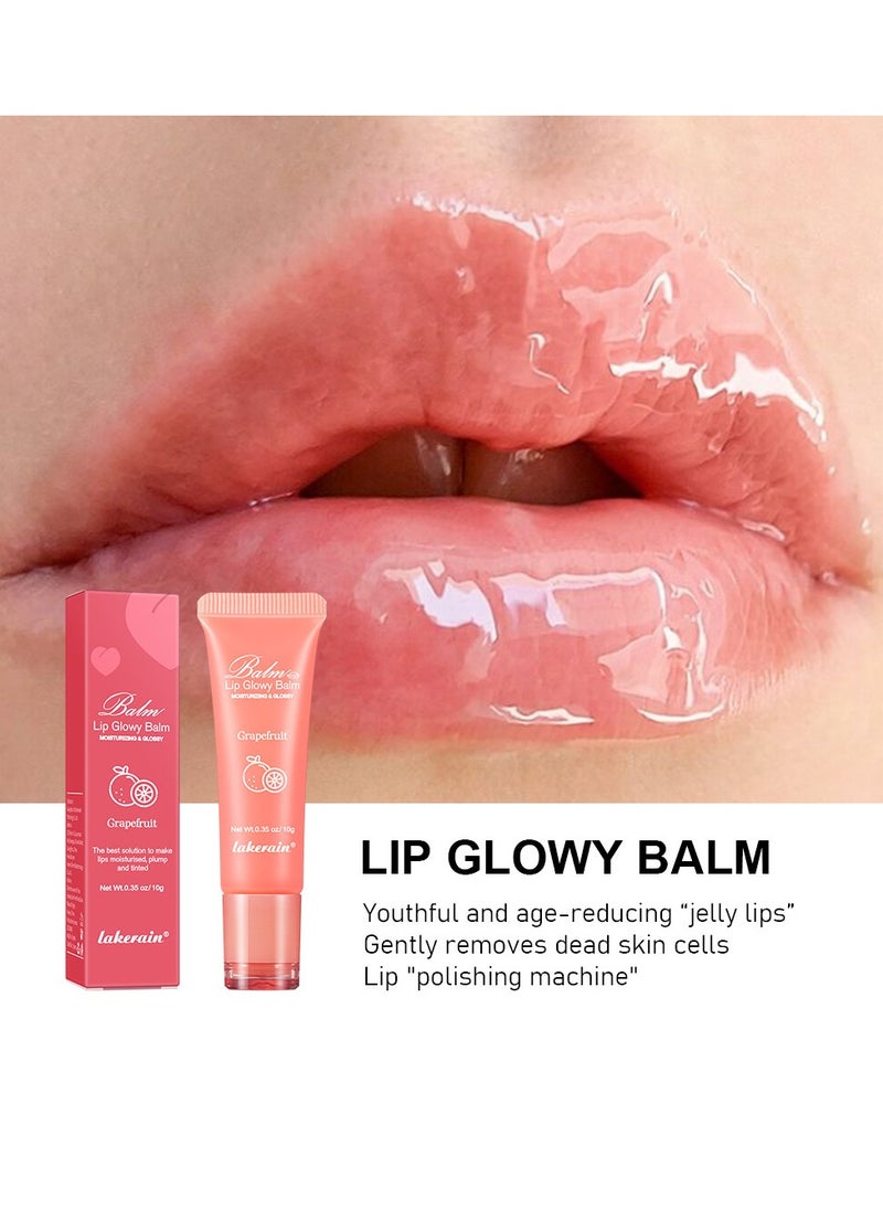 lakerain - Lip Glowy Balm Shine Glossy Finish Lip Oil Moisturizing Lip Care Therapy Treatment Hydrating and Nourishing Repair Sleeping Lip Tint Oil Glossy Lip Plumper Gloss Lip Glow Plumping Oil 02 - Image 1
