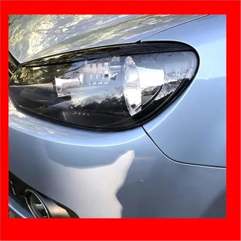 DEMULAX Carbon Fiber Headlight Eyebrow for VW Golf - Image 2