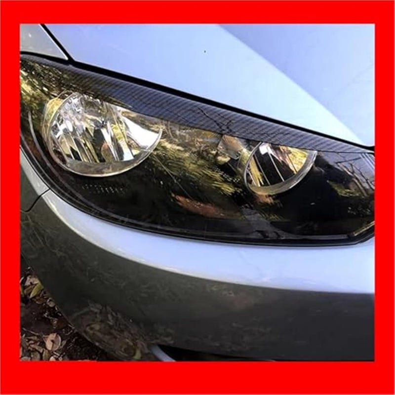 DEMULAX Carbon Fiber Headlight Eyebrow for VW Golf - Image 4