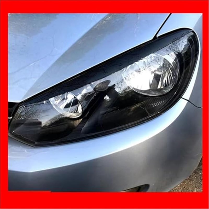 DEMULAX Carbon Fiber Headlight Eyebrow for VW Golf - Image 3