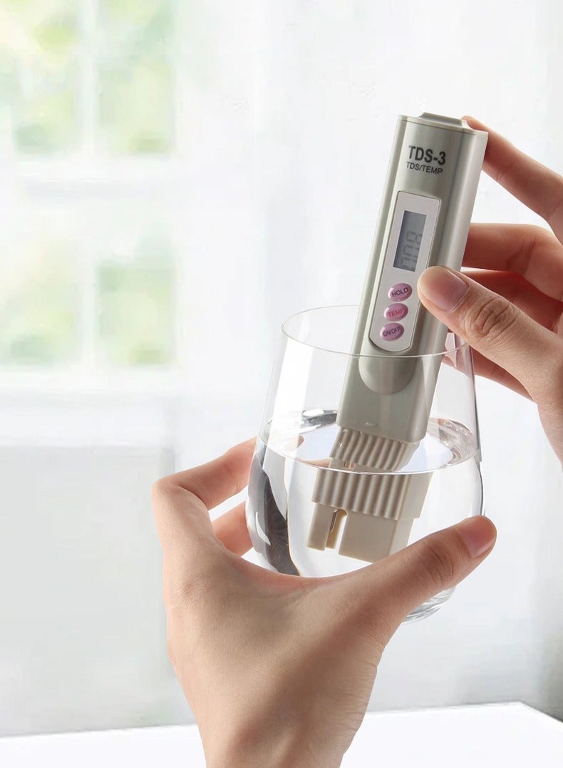 جهاز اختبار جودة المياه الرقمي TDS-3 المحمول بشاشة LCD لاختبار جودة المياه ﻿ - Image 5