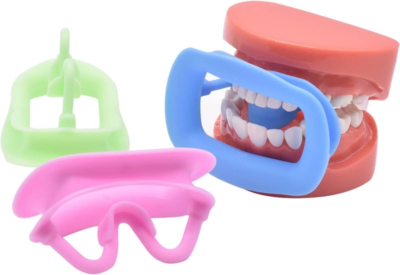 Angzhili 3 Pcs Silicone Mouth Opener, Dental Cheek Retractor for Teeth Whitening, Reusable Intraoral Lip Retractor (Multi-colored) - Image 2