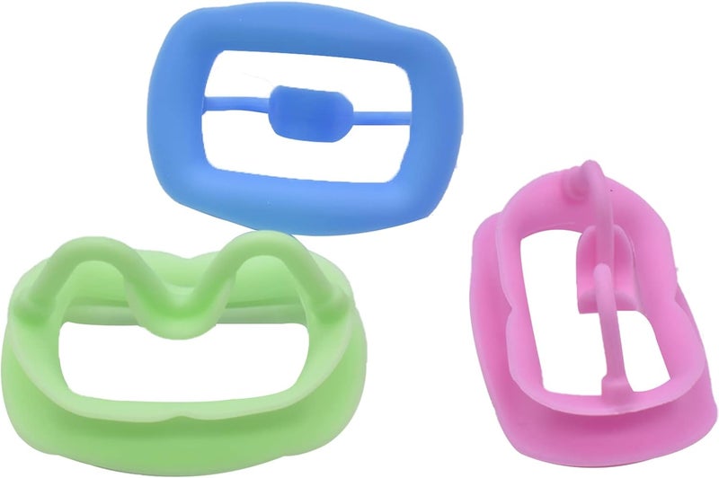 Angzhili 3 Pcs Silicone Mouth Opener, Dental Cheek Retractor for Teeth Whitening, Reusable Intraoral Lip Retractor (Multi-colored) - Image 5