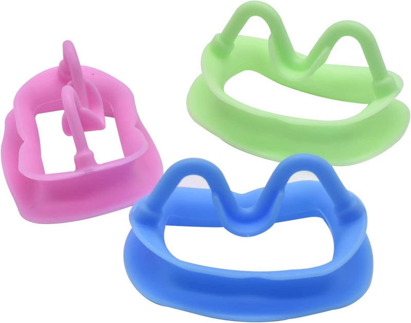Angzhili 3 Pcs Silicone Mouth Opener, Dental Cheek Retractor for Teeth Whitening, Reusable Intraoral Lip Retractor (Multi-colored) - Image 4